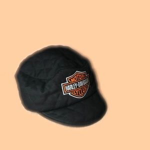 Harley Davidson Quilted Newsboy Cap